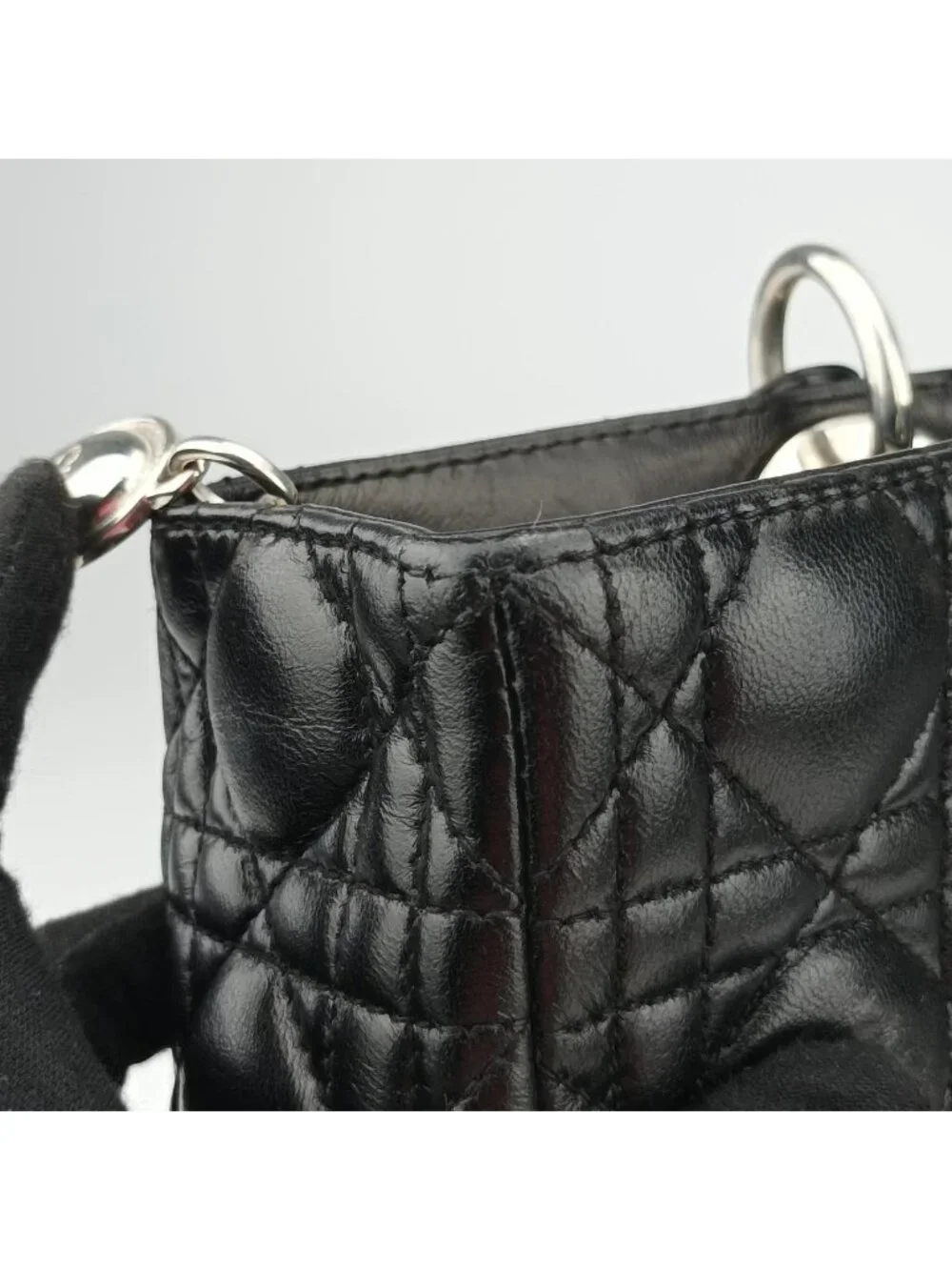 Dior Black Lambskin Handbag